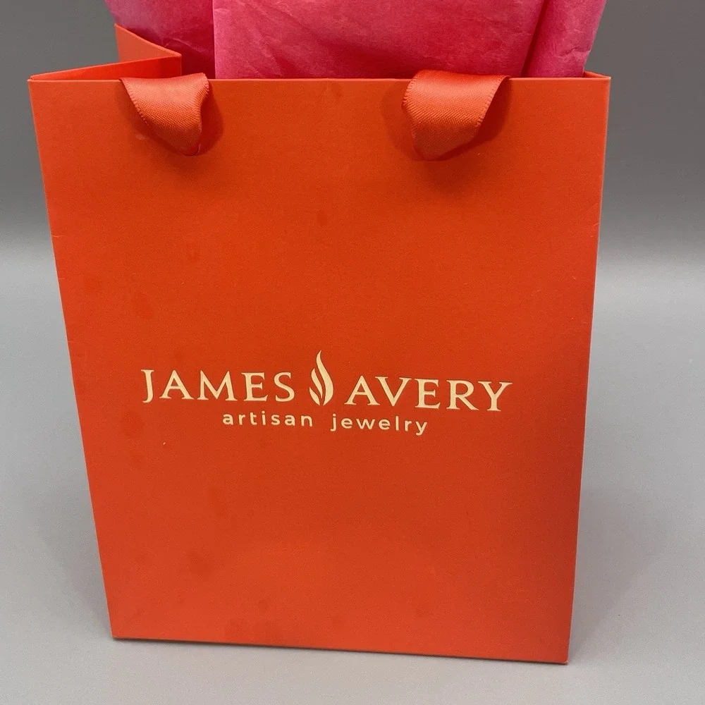 James Avery Jewelry Presentation Gift Bag‎ Tissue Charm Christmas Mother's Day